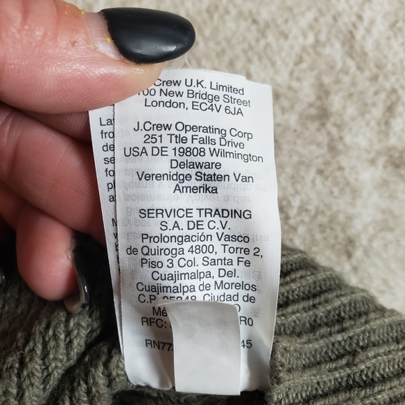 Madewell Green Cowl Neck Knit Sweater sz med - Picture 8 of 12